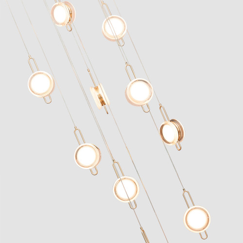4334-32P, подвесная люстра, D600xH650/3000, 32xLEDx4W, 10240LM, 4000K, included Favourite