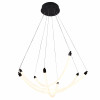 4468-4P, подвесная люстра, D670xH1000/1800, LEDx36W, 3330LM, 3000-6500K, included, remote control Favourite