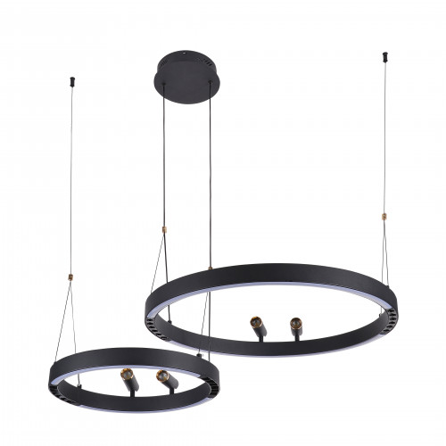 4474-2P, подвесная люстра, D830xH1000/1800, LEDx53W + LEDx33W + 4xLEDx3W, 2075LM, 3000-6500K, included, remote control Favourite