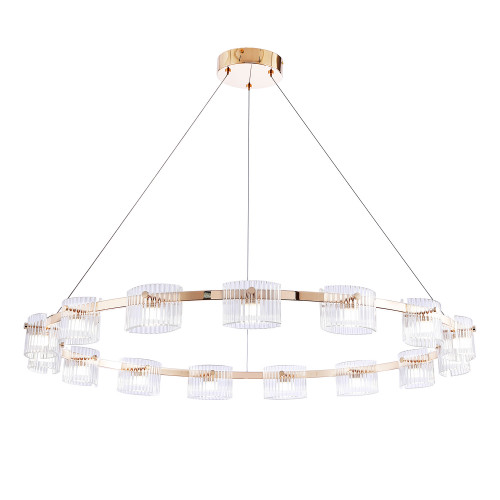 4248-15P, подвесная люстра, D1020xH1300/1500, 15xLEDx4.6W, 1800LM, 4000K, included Favourite