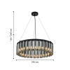 4504-30P, подвесная люстра, D590xH160/1360, 30xG9LEDx2W, 2100LM, 3000K, included Favourite