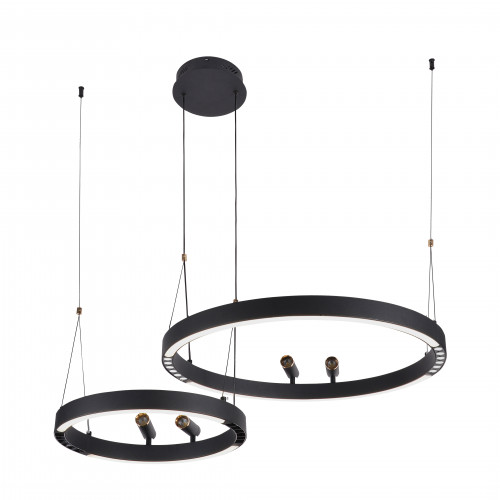 4474-2P, подвесная люстра, D830xH1000/1800, LEDx53W + LEDx33W + 4xLEDx3W, 2075LM, 3000-6500K, included, remote control Favourite