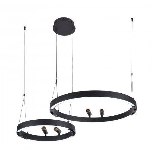 4474-2P, подвесная люстра, D830xH1000/1800, LEDx53W + LEDx33W + 4xLEDx3W, 2075LM, 3000-6500K, included, remote control Favourite