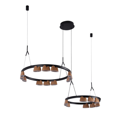 4266-21P, подвесная люстра, L875xW600xH400/1610, LEDx95W, 4085LM, 4000K, included Favourite