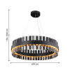 4262-6P, подвесная люстра, D600xH150/1500, LEDx27W, 2160LM, 4000K, included Favourite