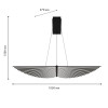 4381-2P, подвесная люстра, L1050xW270xH1500, LEDx60W, 4200LM, 4000K, included Favourite
