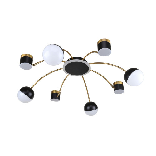 3096-8P, потолочная люстра, D920xH270, LEDx4W + 4xLEDx7W + 4xLEDx5W + 4xLEDx3W, 3394LM, 4000K, included Favourite