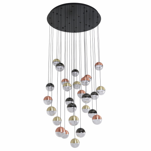 4371-27P, подвесная люстра, D830xH2680, 27xLEDx5.4W, 10220LM, 4000K, CRI>90, included Favourite