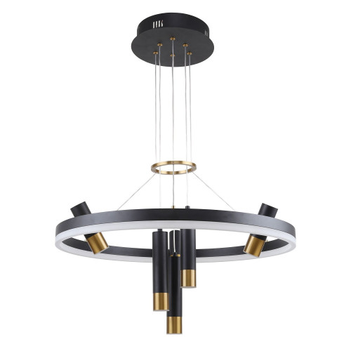 3097-7P, подвесная люстра, D600xH600/1000, LEDx35W + 6xLEDx3W, 3640LM, 4000K, included Favourite