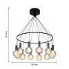 4378-12P, подвесная люстра, D650xH760, 12xLEDx3.5W, 2795LM, 4000K, CRI>90, included Favourite