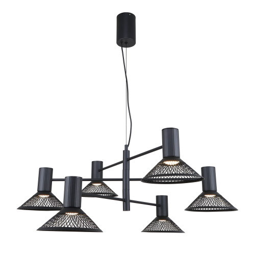 4623-6P, подвесная люстра, D770xH500/1400, 6xLEDx6W, 3960LM, 3000K, included Favourite