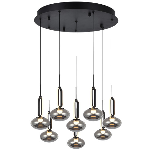 4284-8P, подвесная люстра, D520xH2000, 8xLEDx9W, 3600LM, 4000K, included Favourite
