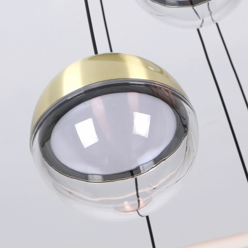 4371-9P, подвесная люстра, D430xH2170, 9xLEDx5.3W, 3360LM, 4000K, CRI>90, included Favourite