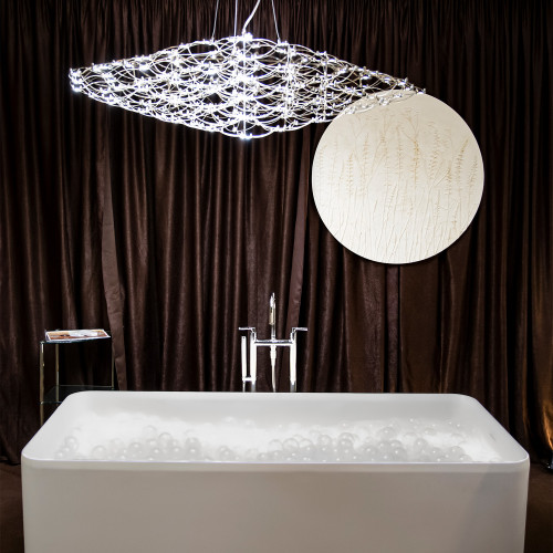 4305-8P, подвесная люстра, D785xH270/2270, LEDx46W, 5580LM, 3000K/4500K/6000K, included, remote control Favourite