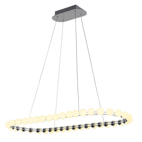 4589-10P, подвесная люстра, L1000xW390xH1585, LEDx48W, 3800LM, 4000K, included Favourite