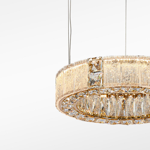 4204-4P, подвесная люстра, D400xH120/1500, LEDx40W, 4000LM, 3000K, included Favourite
