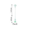 2450-1P, подвес, D90xH230/1500, 1xMR16LEDx5W, excluded Favourite
