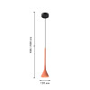 4409-1P, подвес, D120xH500/1500, LEDx6W, 525LM, 4000K, IP20, included Favourite