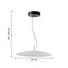 4410-1P, подвес, D450xH200/1800, LEDx8W, 700LM, 4000K, IP20, included Favourite