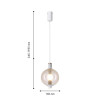 4314-1P, подвес, D160xH345/1935, LEDx9W, 650LM, 4000K, CRI>90, included Favourite