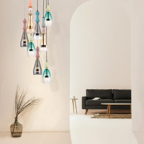 4466-1P, подвес, D130xH710/1800, LEDx9W, 1030LM, 4000K, included Favourite