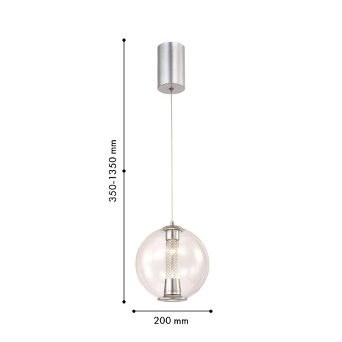 4552-2P, подвес, D200xH350/1350, LEDx7W, 275LM, 4000K, included Favourite