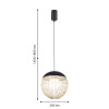 4240-1P, подвес, D305xH450/1800, LEDx7W, 650LM, 4000K, included Favourite