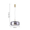 4234-2P, подвес, D380xH390/1800, LEDx12W, 1300LM, 4000K, included Favourite