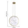4374-1P, подвес, D470xH1800/2320, LEDx27W, 1620LM, 4000K, CRI>90, included Favourite