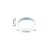 2065-30C, потолочный светильник, D225xH40, LEDx30W, AC:100-240V, IP21, 2550LM, 4000K, included Favourite