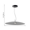 4412-2P, подвес, D600xH210/1800, LEDx12W, 1050LM, 4000K, IP20, included Favourite