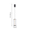 4245-1P, подвес, D165xH575/1800, LEDx12W, 294LM, 4000K, included Favourite