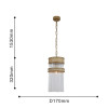 4200-1P, подвес, D170xH490/1850, 1xE14x40W, excluded Favourite