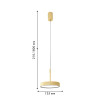 4507-1P, подвес, D125xH210/1800, LEDx10W, 650LM, 4000K, IP20, CRI>90, included Favourite