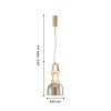 4242-2P, подвес, D260xH655/1800, LEDx12W, 675LM, 4000K, included Favourite