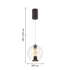 4550-2P, подвес, D200xH350/1350, LEDx7W, 190LM, 4000K, included Favourite