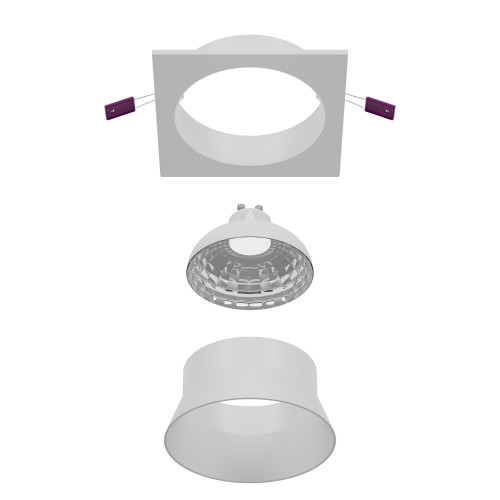4524-1C, врезной светильник, D90xH35, cutout:D75, 1xGU10x35W, IP20, excluded Favourite