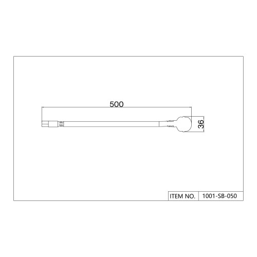 1001-SB-050, сетевой шнур, L500xW36, IP20 Favourite
