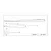 1001-SB-050, сетевой шнур, L500xW36, IP20 Favourite