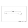 1001-SB-180, сетевой шнур, L2000xW36, IP20 Favourite