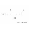 2203-CP-001, коннектор, 2*L70xW11 Favourite