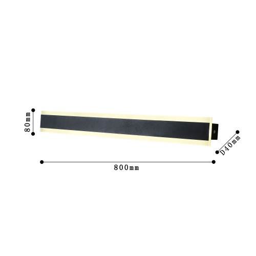 4044-1W, уличный светильник, D50xL800xW80, LEDx20W, 810LM, 3000K, IP65, included Favourite