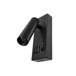 08071A,19 Бра Ризи черный Led 3W Kink Light
