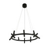 07613-10A,19 Люстра Верония черный Led 30W Kink Light