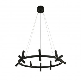 07613-10A,19 Люстра Верония черный Led 30W Kink Light