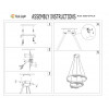 08263-60+40,36 Люстра Кастела латунь Kink Light