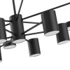 07649-13D,19 Люстра димм.Мекли черный Led 180W Kink Light