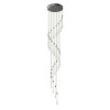 07860-28A,02 Люстра каскадная Асмер хром Led 84W Kink Light