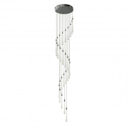 07860-28A,02 Люстра каскадная Асмер хром Led 84W Kink Light