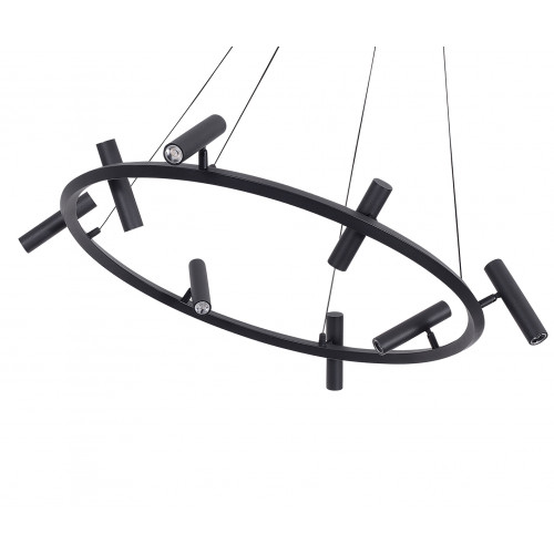 07613-8A,19 Люстра Верония черный Led 24w Kink Light